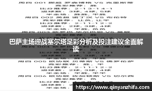 巴萨主场迎战塞尔塔足彩分析及投注建议全面解读